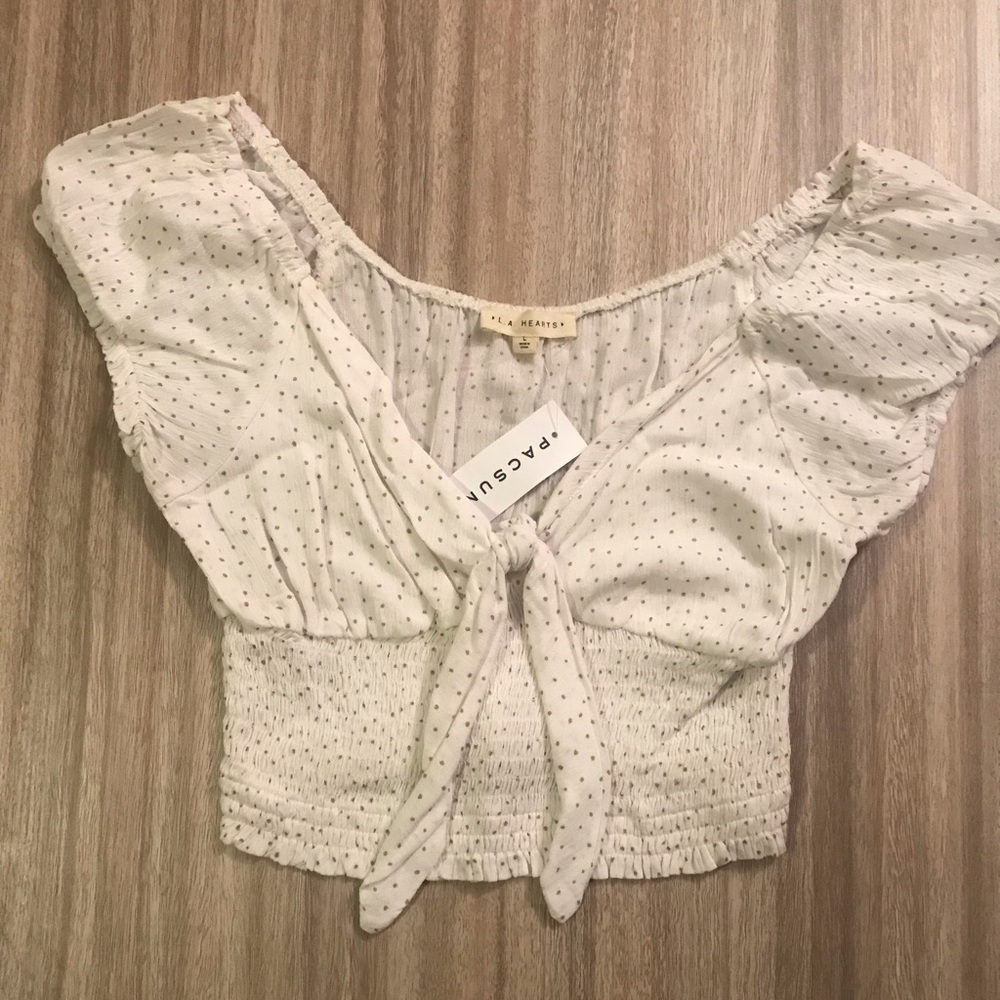 L.A. Hearts Off the Shoulder Top
